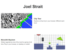 Tablet Screenshot of joelstrait.com